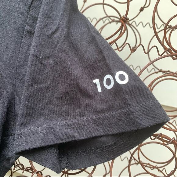 Peloton Century 100 black short sleeve T-shirt SMALL - Picture 3 of 5